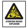 Cartel 40 X 45 - N° 23 - Atencion Riesgo De Explosion